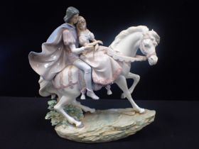 LLADRO: A LARGE GROUP 'LOVE STORY'
