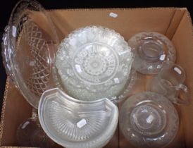 A COLLECTION OF VICTORIAN PRESSED GLASS