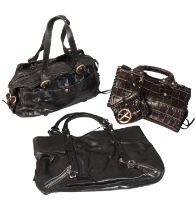 FRANCESCO BIASIA: THREE LEATHER HANDBAGS