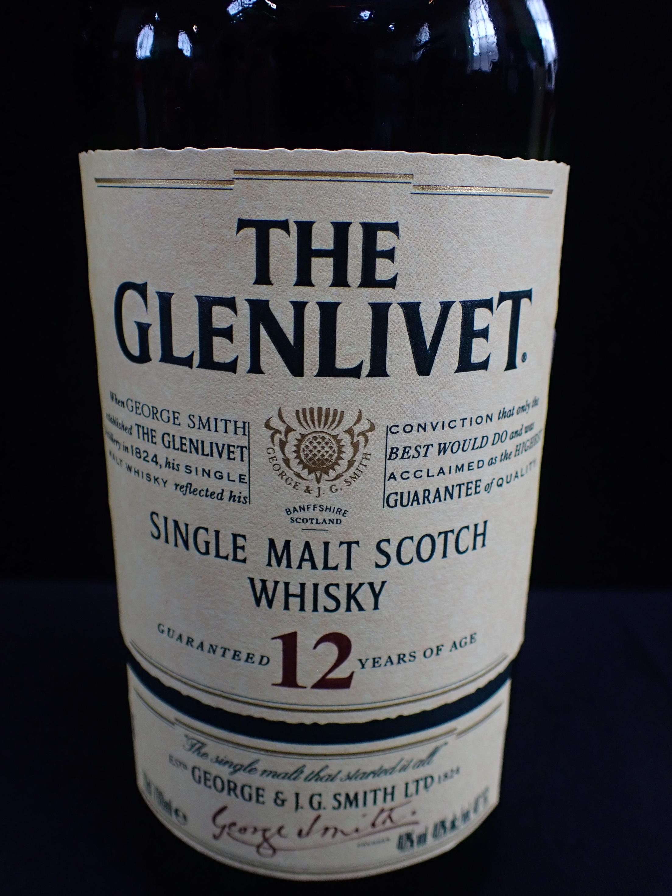 THE GLENLIVET SINGLE MALT SCOTCH WHISKY - Image 3 of 3