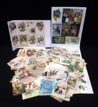 A COLLECTION OF VINTAGE GREETINGS CARDS
