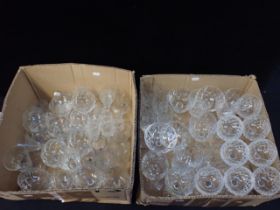 A COLLECTION OF TABLE GLASS