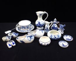 A COLLECTION OF MODERN DELFT WARE
