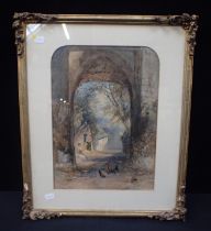 J.S. PROUT: VIEW THROUGH A GOTHIC GATEWAY