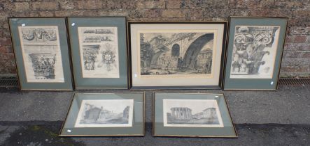 A COLLECTION OF ARCHITECTURAL PRINTS