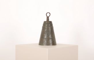 A BRONZE 'TEMPLE' BELL