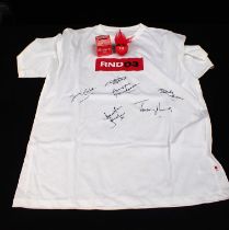 COMIC RELIEF 2004 SIGNED TEE SHIRT AND RED NOSE
