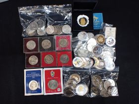GOLD AND SILVER PLATED BRILLIANT UNCIRCULATED COINS