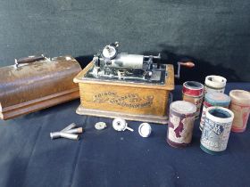 AN EDISON STANDARD PHONOGRAPH