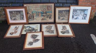 LOUIS WAIN CAT PRINTS