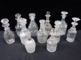 A COLLECTION OF GEORGIAN DECANTERS