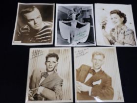 FRANK SINATRA: TWO EARLY SIGNED PHOTOGRAPHS
