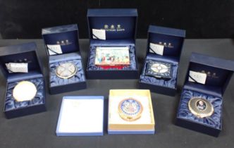 A COLLECTION OF HALCYON DAYS ENAMEL BOXES