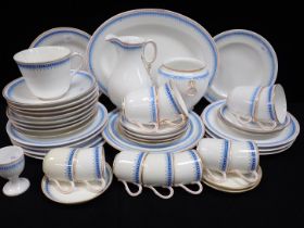 A LATE VICTORIAN ROYAL WORCESTER PART SERVICE