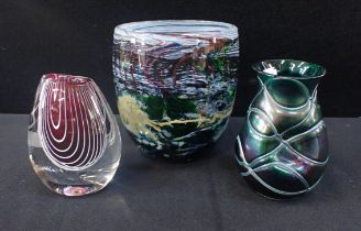 A KOSTA GLASS VASE