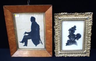 TWO 19TH CENTURY SILHOUETTES