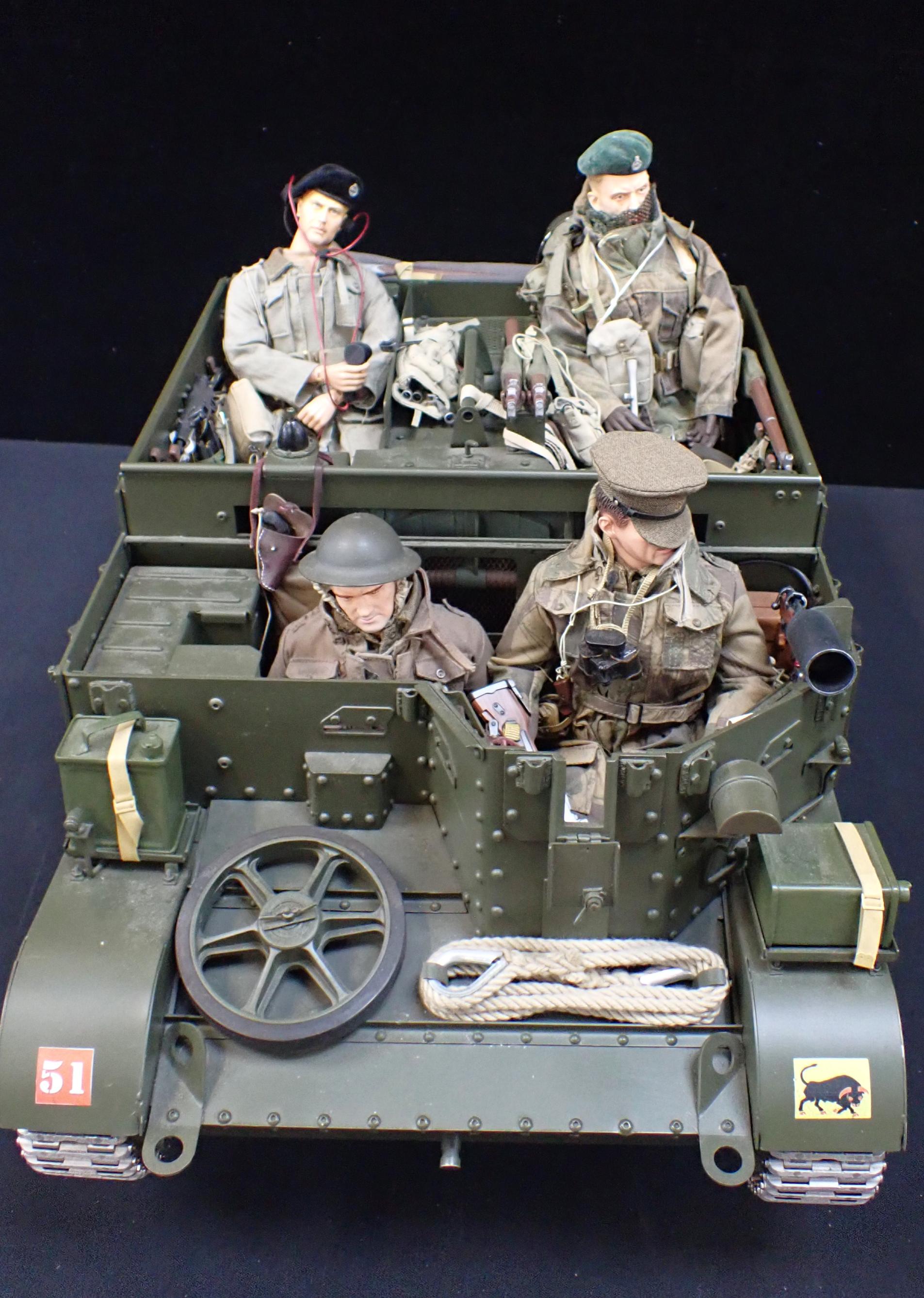 ARMORTEK 2020 METAL 1/6th SCALE MODEL OF A 'UNIVERSAL CARRIER (BREN GUN CARRIER)' - Image 4 of 6