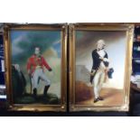 20th CENTURY, TWO PORTRAITS - LT. GEN. SIR THOMAS PICTON AND CAPTAIN JOHN GELL