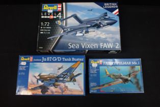 THREE REVELL BOXED MODEL KITS