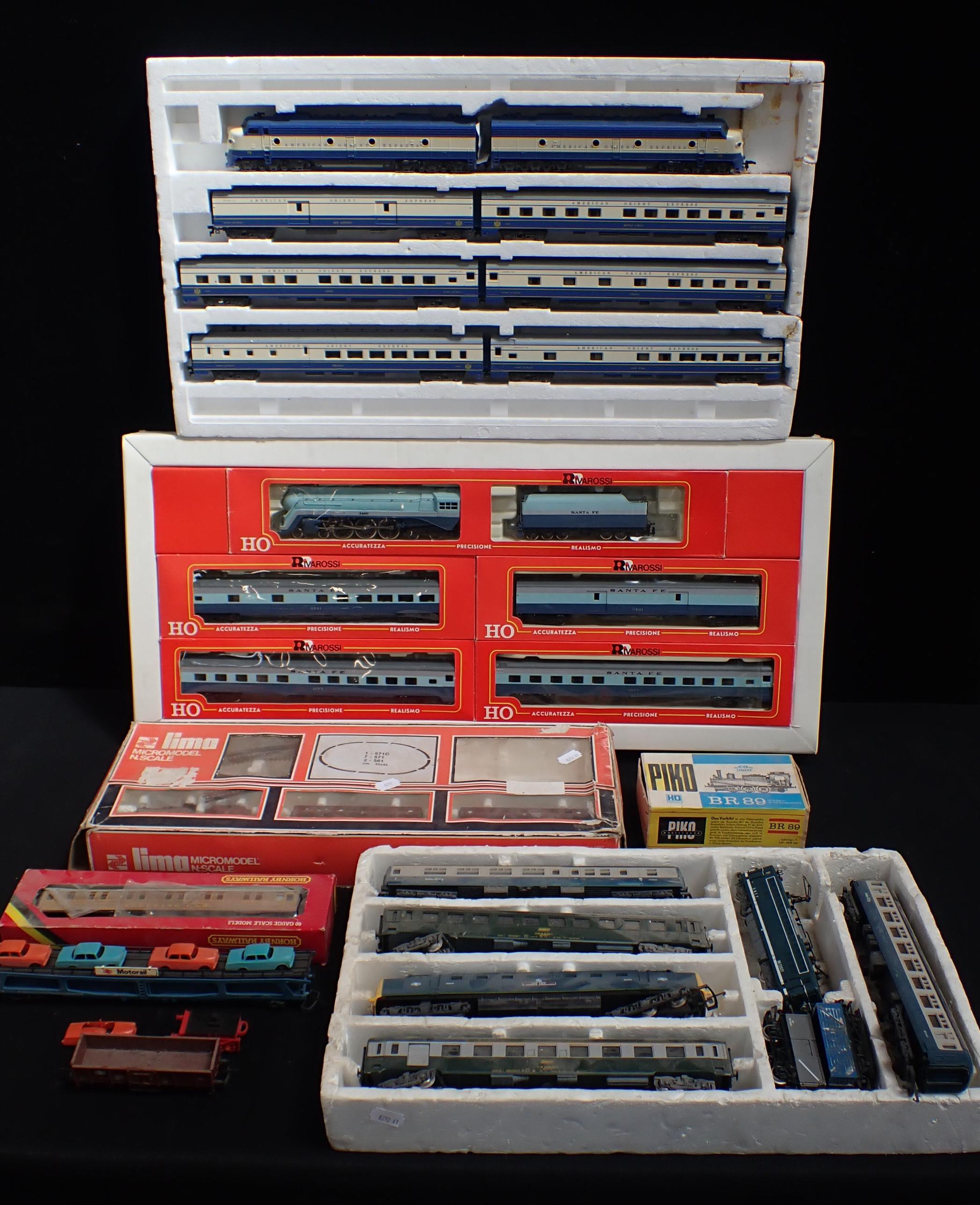 RIVAROSSI LIMITED EDITION HO GAUGE TRAIN 'AMERICAN ORIENT EXPRESS'