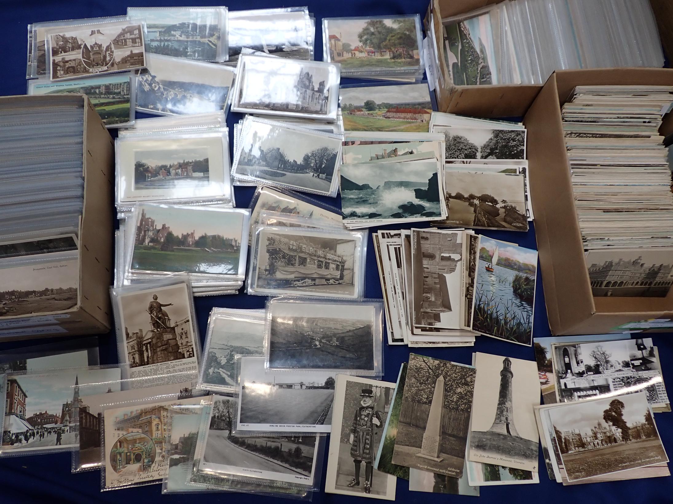 A LARGE QUANTITY OF U.K. TOPOGRAPHICAL POSTCARDS