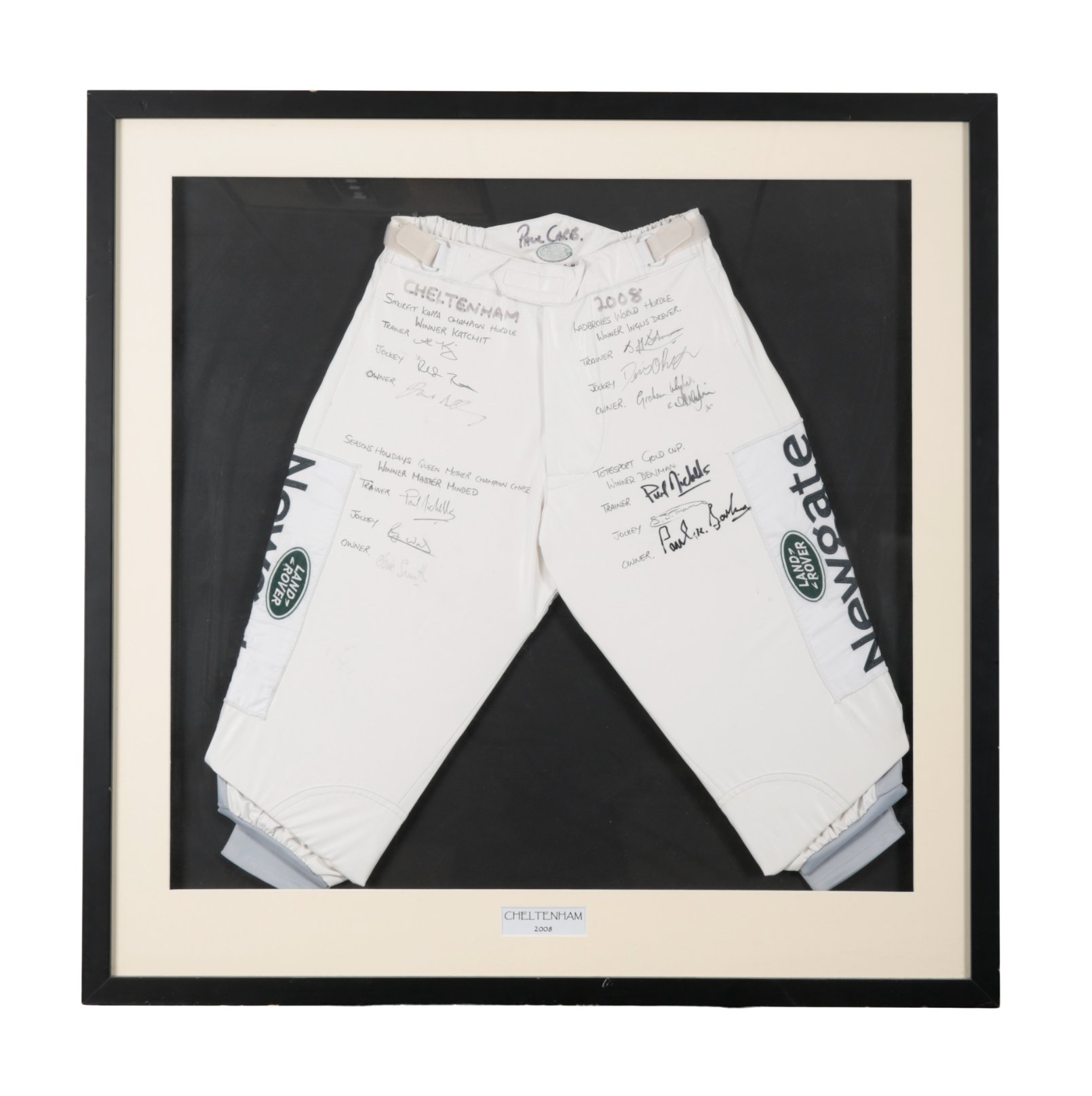 CHELTENHAM GOLD CUP 2008: TWO PAIRS OF SIGNED JOCKEY PANTS - Image 3 of 3