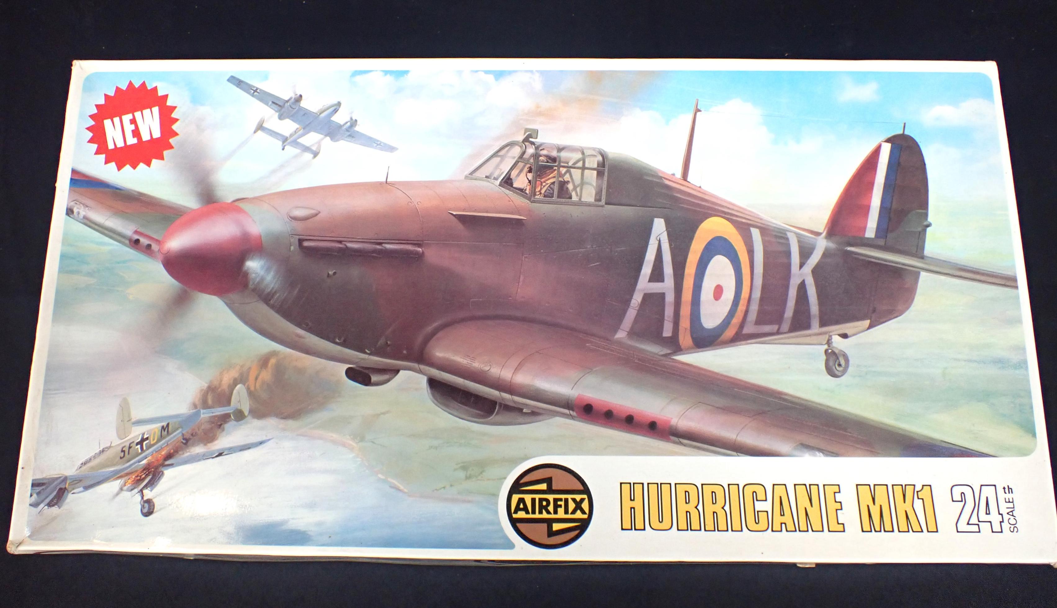 1973 AIRFIX KIT No.09502-8 'HAWKER HURRICANE MK1' SUPERKIT SERIES 14.