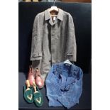 A CROMBIE FOR HOUSE OF FRASER HERRINGBONE OVERCOAT