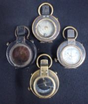 FOUR MILITARY COMPASSES