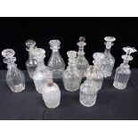 A COLLECTION OF GEORGIAN DECANTERS