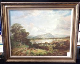 A LARGE PRINT; 'A VIEW OF STIRLING'