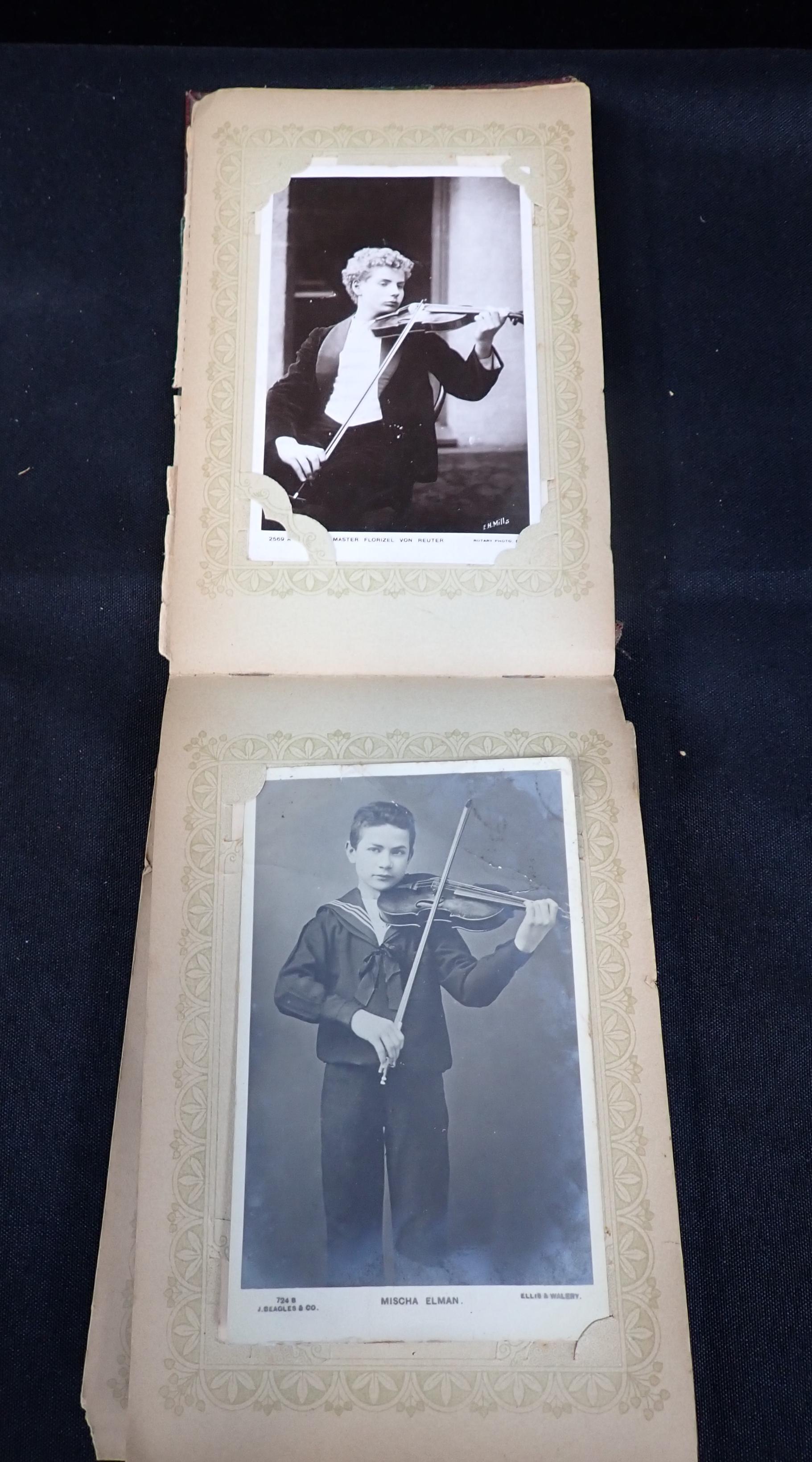 MARIE HALL (VIOLINIST) INTEREST: AN ALBUM OF MUSICIAN AND COMPOSER POSTCARDS - Image 4 of 4