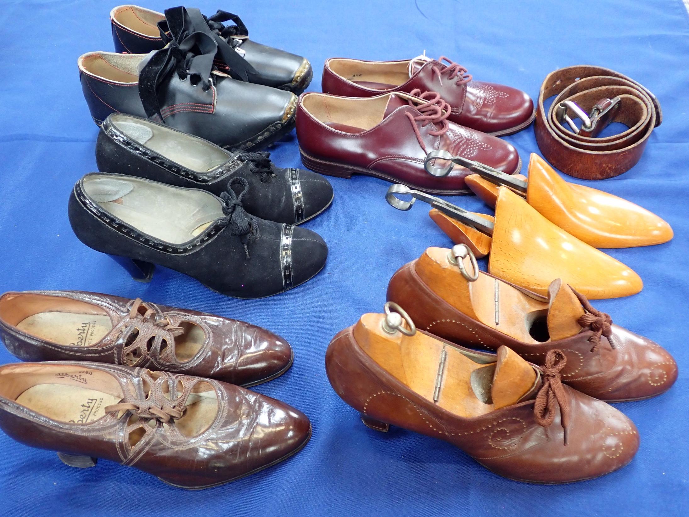 A COLLECTION OF VINTAGE LADIES' SHOES