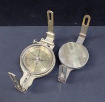 TWO BRASS MINER'S DIALS SURVEYING COMPASSES