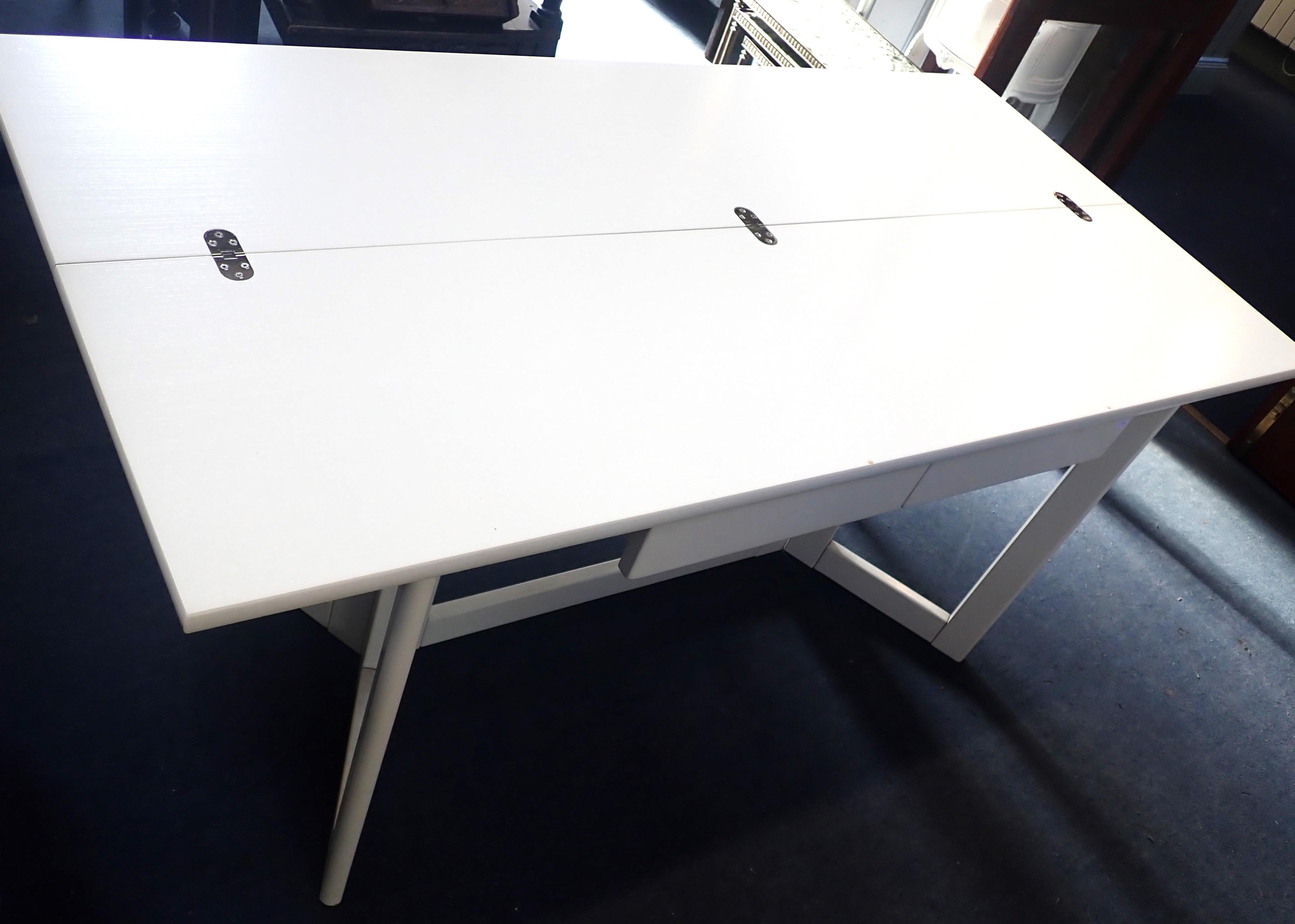 A MODERN METAMORPHIC SIDE/DINING TABLE - Image 2 of 2
