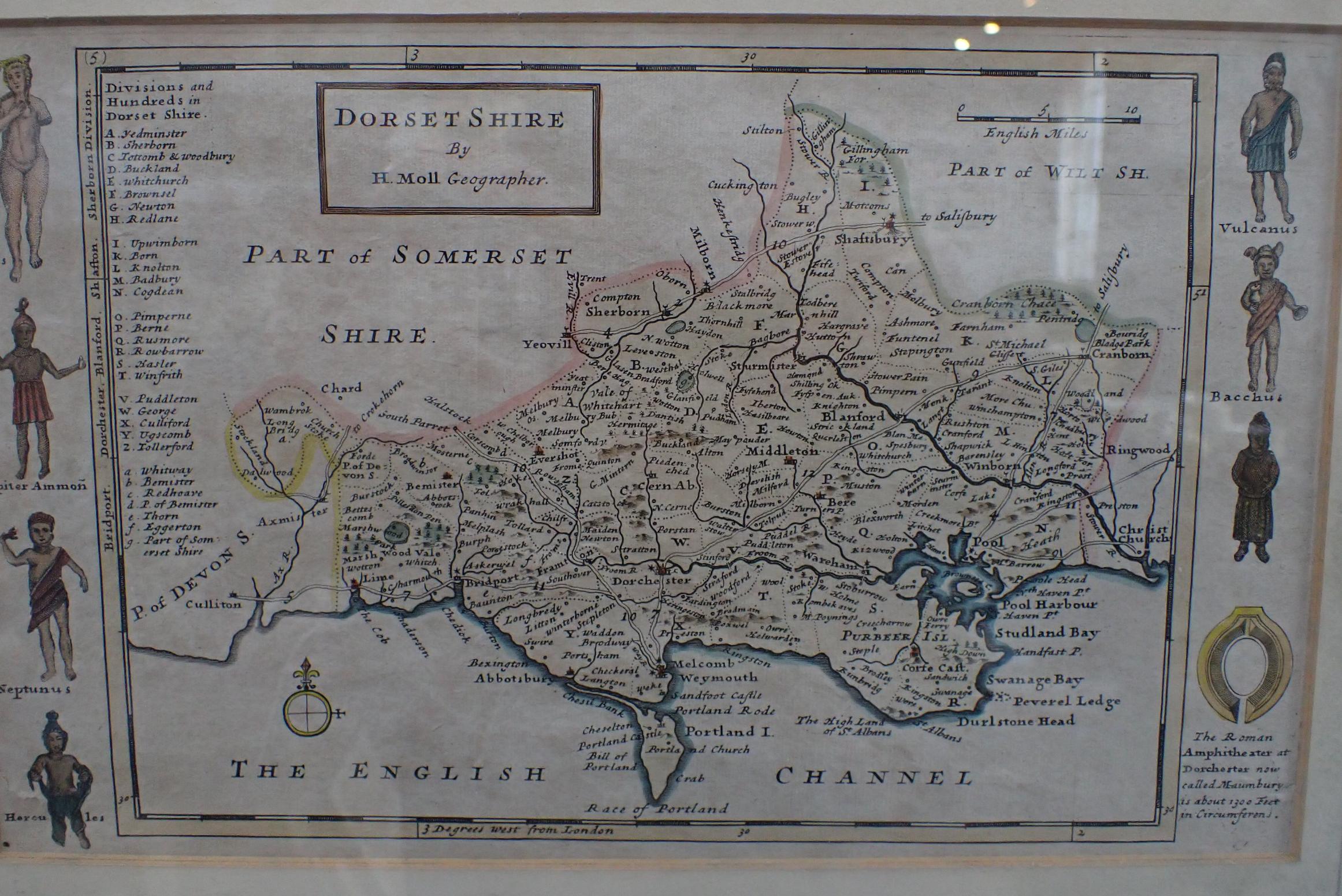 EMAN. BOWEN; AN ACCURATE MAP OF DORSETSHIRE' - Image 3 of 4