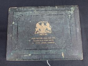 A VICTORIAN PATENT DOCUMENT WITH ATTACHED SEAL IN BOX