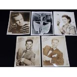 FRANK SINATRA: TWO EARLY SIGNED PHOTOGRAPHS
