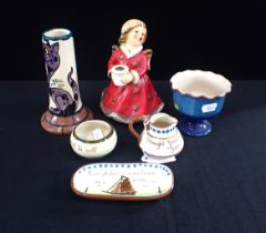 A SMALL COLLECTION OF TORQUAY POTTERY