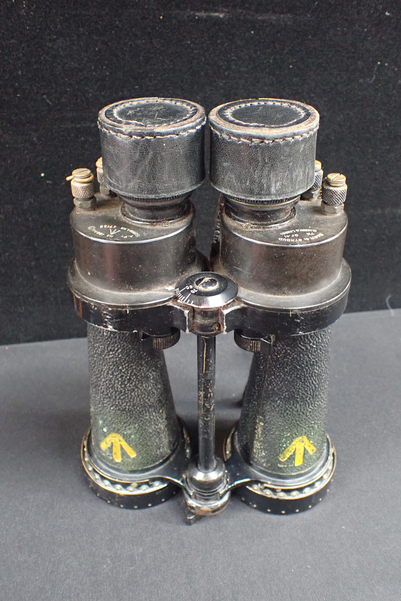 A PAIR OF BARR & STROUD MILITARY BINOCULARS - Image 2 of 3