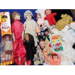 A COLLECTION OF 20th CENTURY COMPOSITION DOLLS