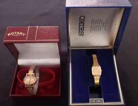 A 9CT GOLD ROTARY WRISTWATCH