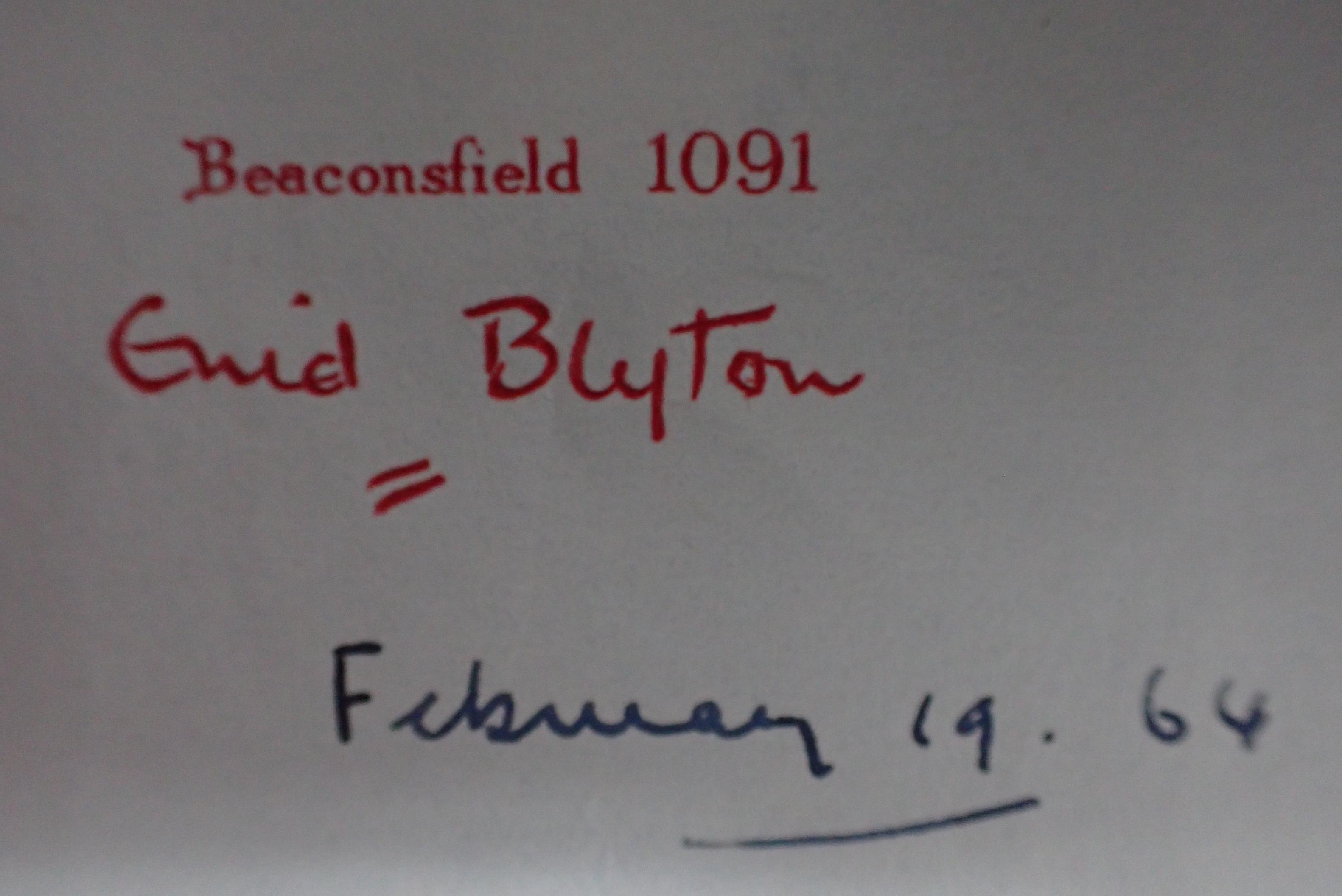 ENID BLYTON: TWO AUTOGRAPH SIGNED LETTERS - Image 6 of 6
