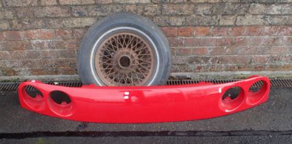 A FERRARI REAR BODY PART