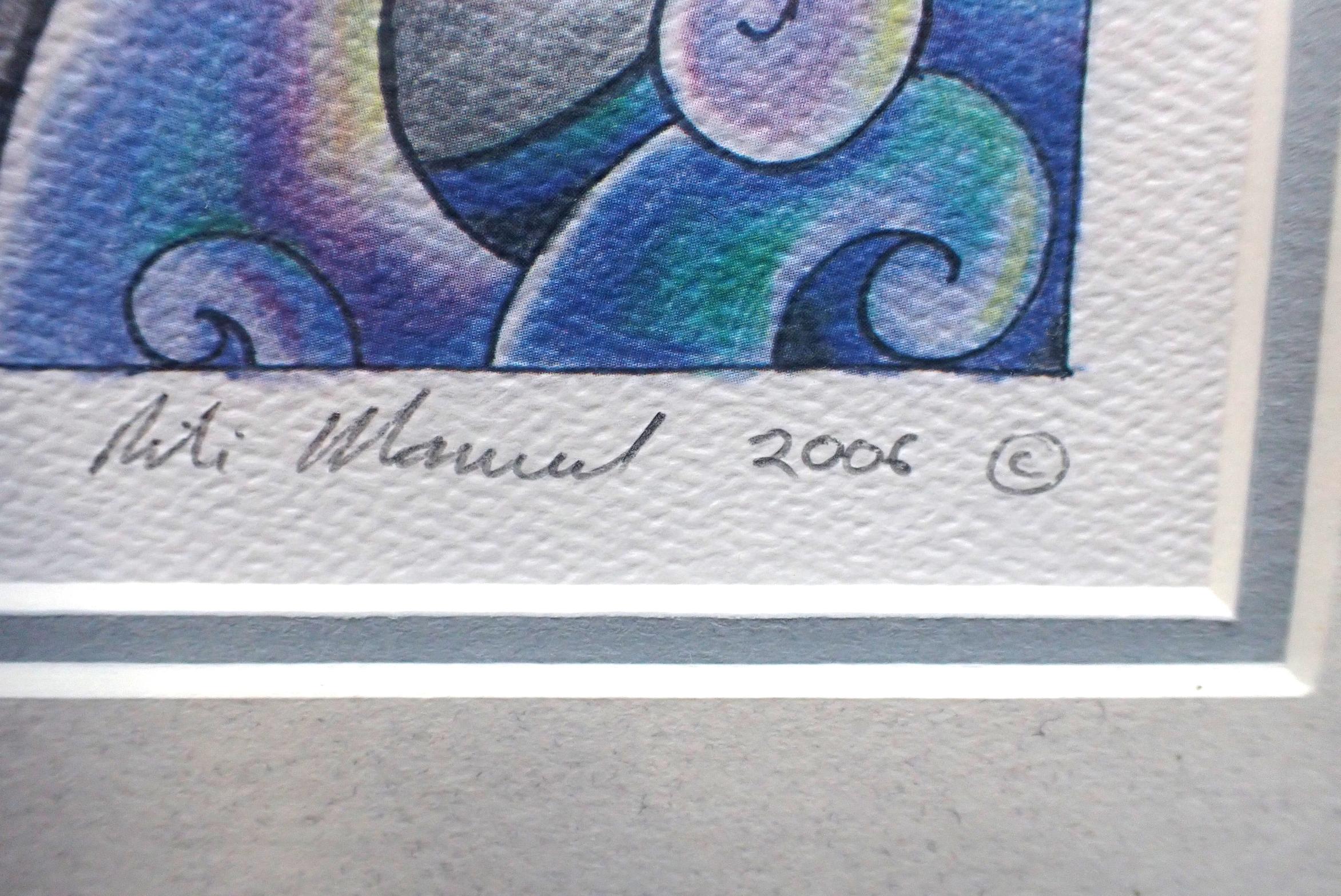 RIKI MANUEL: 'MAUI' (POLYNESIAN) COLOUR PRINT - Image 6 of 6