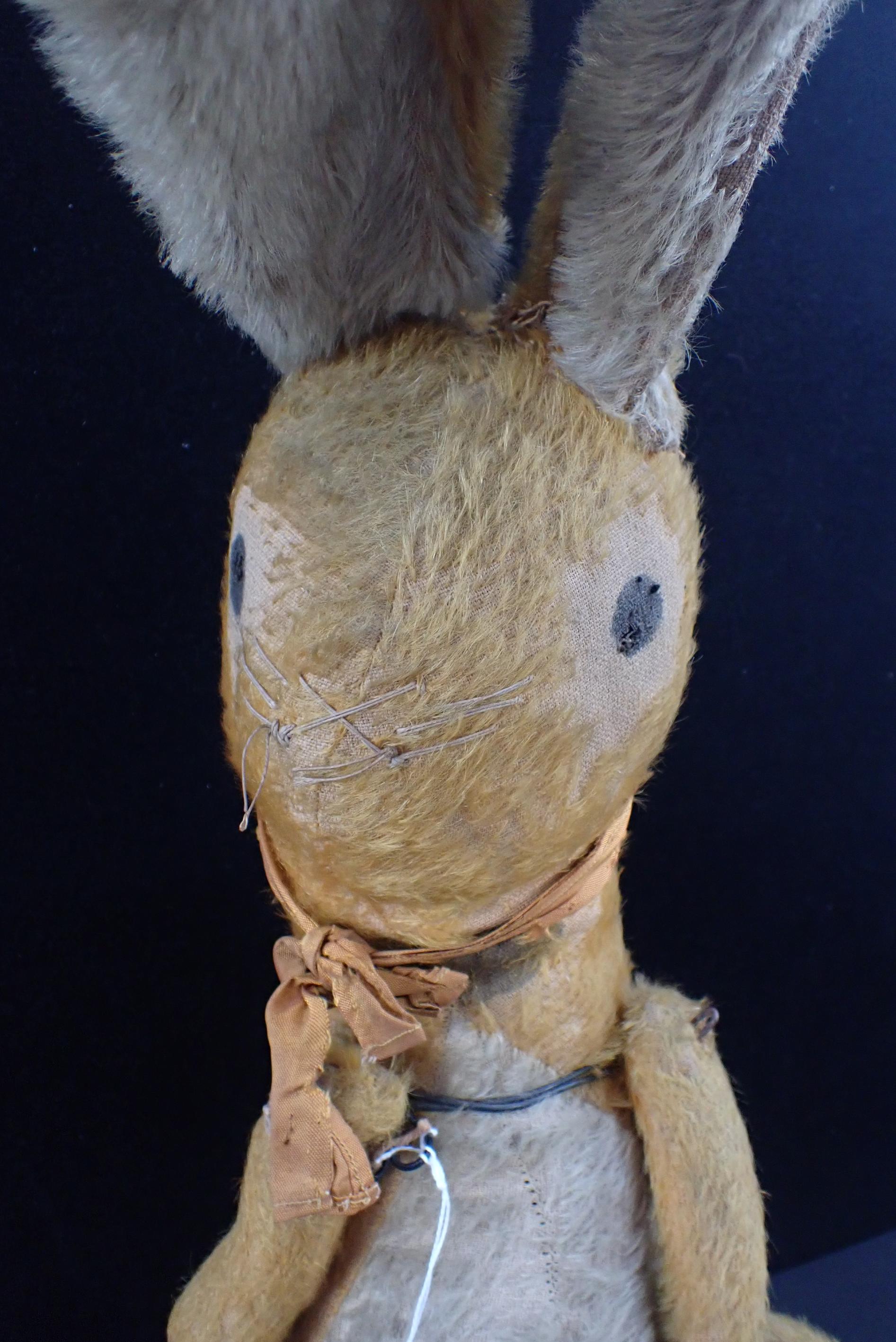 A VINTAGE MOHAIR RABBIT OR HARE - Image 2 of 3