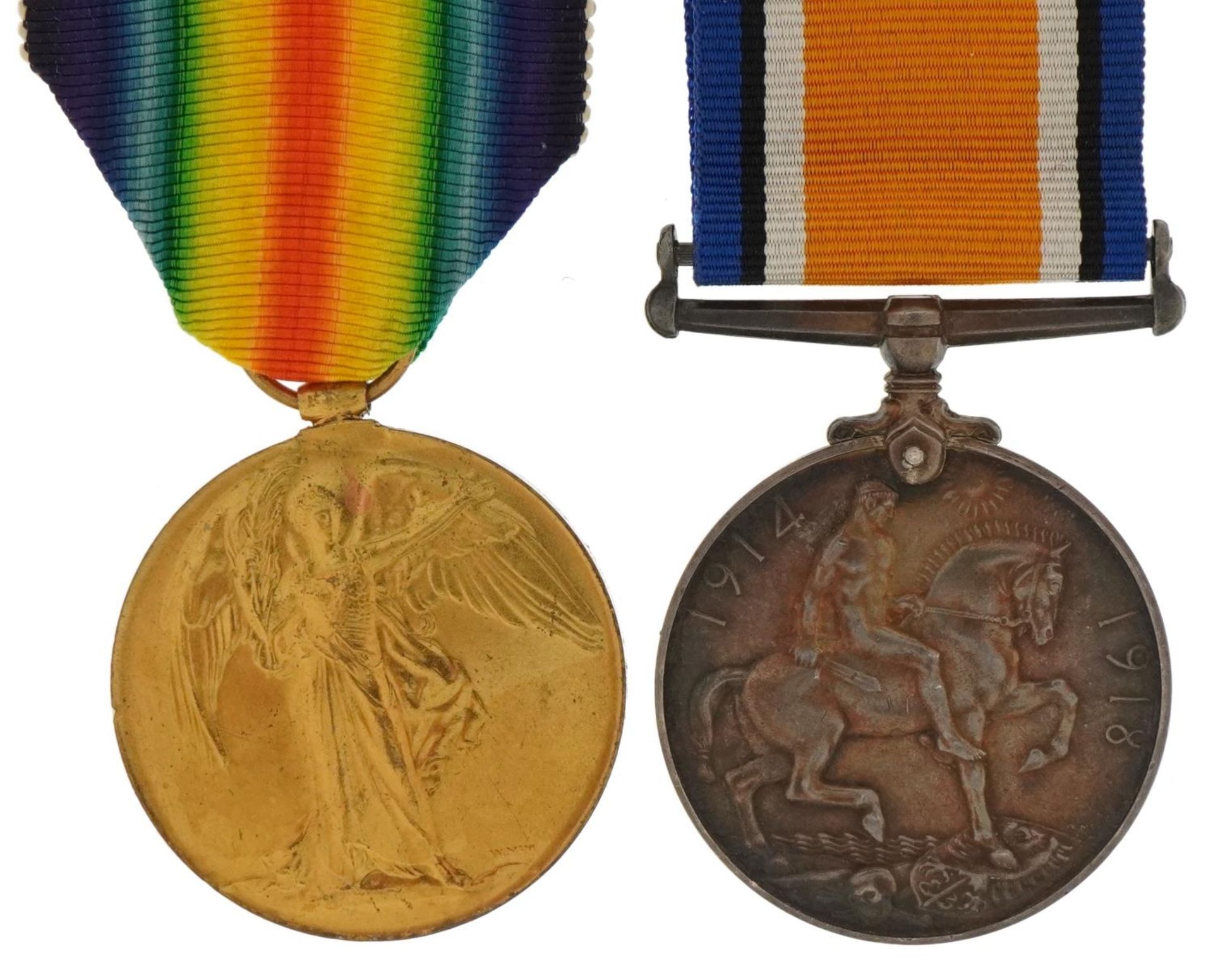 British military World War I pair awarded to 35799PTE.T.W.HOULISON.YORKS.L.I. : For further