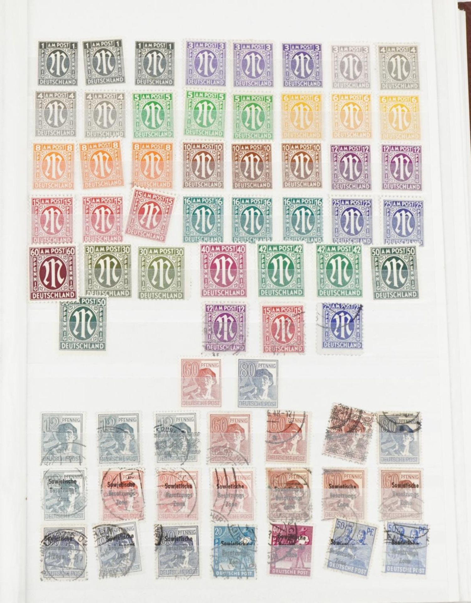 Collection of German stamps arranged in three albums : For further information on this lot please - Image 5 of 12