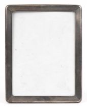 Gorham, large American sterling silver engine turned photo frame, 29cm x 22.5cm : For further