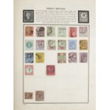 19th century and later British and European stamps arranged in an album including Great Britain